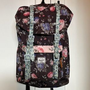 Herschel Little America Backpack unique floral print